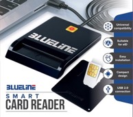 BLUELINE Čitač pametnih kartica, eID + SIM, USB