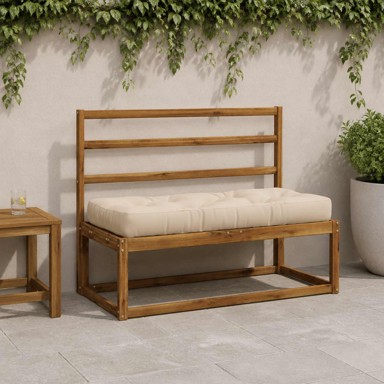 VIANEN Jastučić za palete, 100% poliester, krem, 120 x 40 x 12 cm