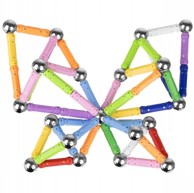 Konstrukcijski set sa magnetnim kockama, 106 el.