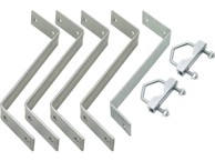 BLOW Držač antene za jarbol 25 cm, srebrna