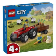 LEGO City Crveni traktor s prikolicom i ovce 60461