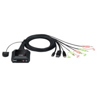 ATEN KVM kabel switch CS52DP, 2P USB-C DP Hybrid