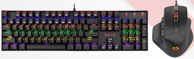 REDRAGON Gaming set VARA K551 + BULLSEYE M806 RGB, tipkovnica i miš, crna