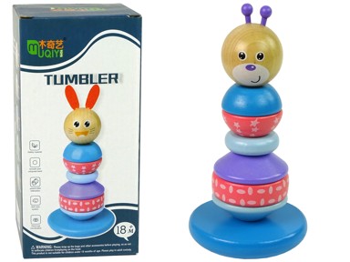 BALANCING Edukativna drvena piramida Medo