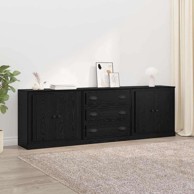 Komode s ladicama 3 kom 210x35,5x67,5 cm, hrast