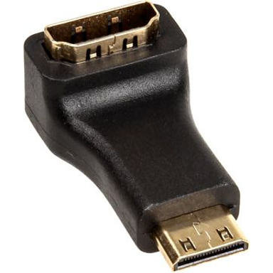 INLINE HDMI adapter ženski na HDMI C, crni