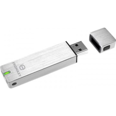 KINGSTON TECHNOLOGY USB memorijski pogon IronKey S1000, 64 GB, USB Tip-A 3.2 Gen 1, srebrni