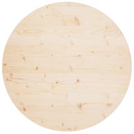 Ploča za stol Ø 90 × 2,5 cm, masivna borovina