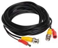 Kombinirani kabel za video nadzor BNC utikač / BNC utikač s napajanjem 2,1/5,5 mm, 75 Ω, 5 m