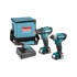 MAKITA Akumulatorska udarna bušilica SET CLX224SA (DF333D,TD110D,DC10SB,BL1021x2)