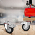 Okretni kotač s kočnicom 125 mm, 100 kg, metal-guma