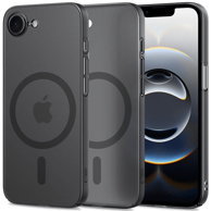 ONASI Zaštitna maskica, iPhone 16e / iPhone 17e, Magslim, tvrda poleđina, prozirna, crna
