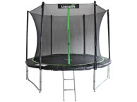 LEAN SPORT Trampolin, 10 FT, crni