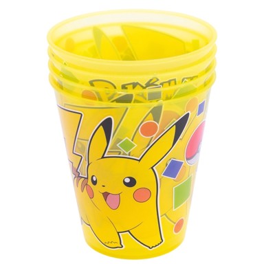 Čaša set Pokemon, 285 ml, 4 kom