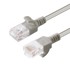 U/UTP Mrežni kabel CAT6 Slim, 3 m, sivi