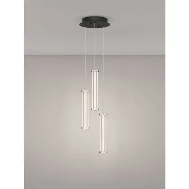 PHEME Visilica NL9214148, LED, TRIAK prigušljiva, IP20, 13 W, 3000 K, crna