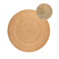 HANSE HOME Obostrani juten okrugao tepih u prirodnoj boji ø 200 cm Braided Gold 