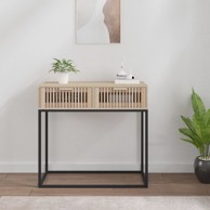 Konzolni stol 80 x 30 x 75 cm od konstruiranog drva i željeza
