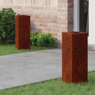 Solarna LED svjetlost za stazu 2 pcs Corten čelik Corten čelik