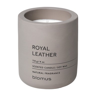 BLOMUS Mirisna svijeća od sojinog voska 24 h, Royal Leather