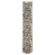 Kružna gabionska povišena gredica pocinčani čelik Ø 30 x 150 cm