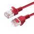 Mrežni spojni kabel, U/FTP, kategorija 6A, tanka izvedba, LSZH, duljina 0,5 m, crvena