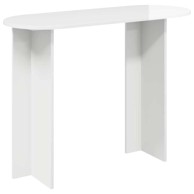 Konzolni stol, dimenzije 100 x 39,5 x 75 cm, visoki sjaj, bijela