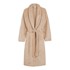 GOOD MORNING Bež kućni ogrtač od mikropliša XL/XXL Polyvelvet