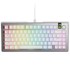 GLORIOUS Gaming tipkovnica GMMK 3 PRO 75% Prebuilt, srebrna