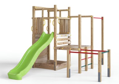 FUNGOO Drveno dječje igralište CLIMBING STAR 4