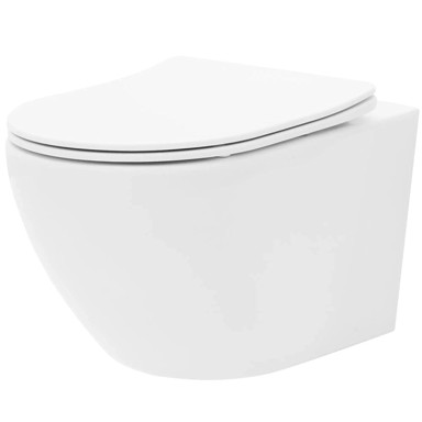 REA WC školjka Carlo Mini Tornado Rimless Flat N, viseća