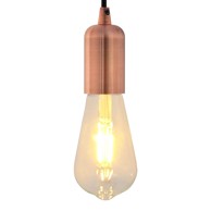 Grlo za žarulju, 2 kom, E27, crvena bronca