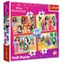 TREFL Slagalica Disney princeza Bajkovite priče 34651, 4 u 1