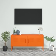 TV ormarić narančasti 105 x 35 x 50 cm čelični