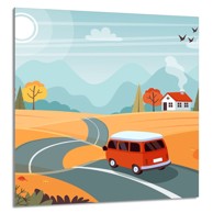 TMK Staklena zaštita za štednjak 60x65 Auto