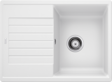 BLANCO Sudoper ZIA 45 S Compact SILGRANIT s dalj. upr. - GLEČER BIJELA