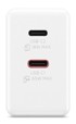 LENOVO Zidni punjač G0A6065WEU, 65 W, 2 x USB-C, bijela