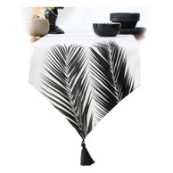 MINIMALIST CUSHION COVERS Nadstolnjak 45x140 cm Black Tree 