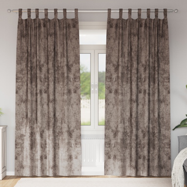 Gotove zavjese od baršuna 260x140 cm 2kom, smeđe