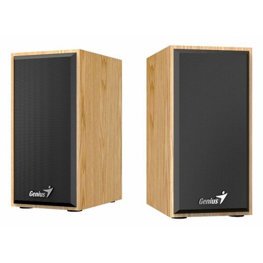GENIUS Zvučnici SP-HF180 31730029404, 2×3 W, USB + 3.5 mm, drvo