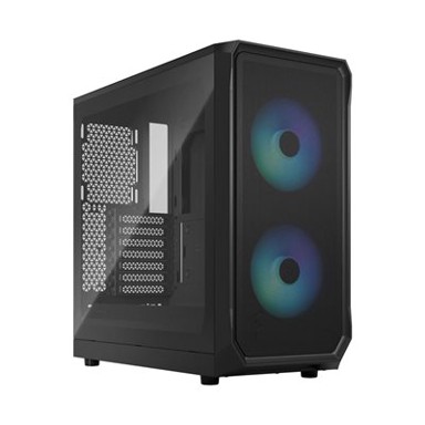 FRACTAL DESIGN Kućište Focus 2 RGB TG, ATX, crno, bez napajanja