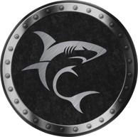 WHITE SHARK Podloga za miš MP-1964 Minotaur, crna, okrugla, 25cm