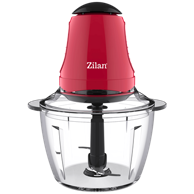 ZILAN Sjeckalica ZLN5619, 200 W, 1,0 l, staklena posuda, crvena