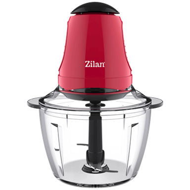 ZILAN Sjeckalica ZLN5619, 200 W, 1,0 l, staklena posuda, crvena