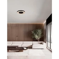 NOVA LUCE Plafonjera Pada NL9345717, LED, 2700–4000 K, 37 W, 2207 lm, crna i bijela
