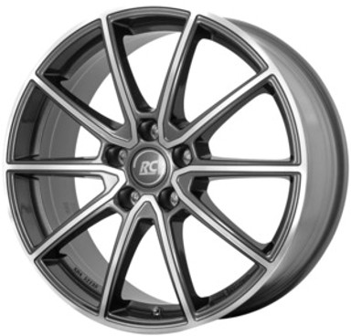 RC DESIGN Aluminijski naplatak RC32 6.5x16 5/108 ET50, polirana, himalajsko siva
