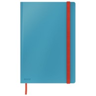 LEITZ Notes 44830061, COSY, s gumicom, crte, B5, 80 listova, 100 g/m², plava