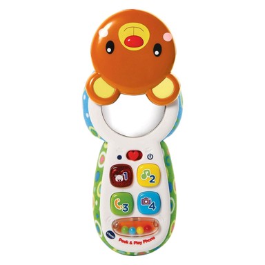 VTECH Telefon PEEK & PLAY, zeleni