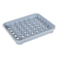 ADDIS Sivi plastičan ocjeđivač za posuđe 38x33,5 cm Eco Range