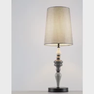 DAMO Stolna lampa E27 NL9009151, sivo smeđa